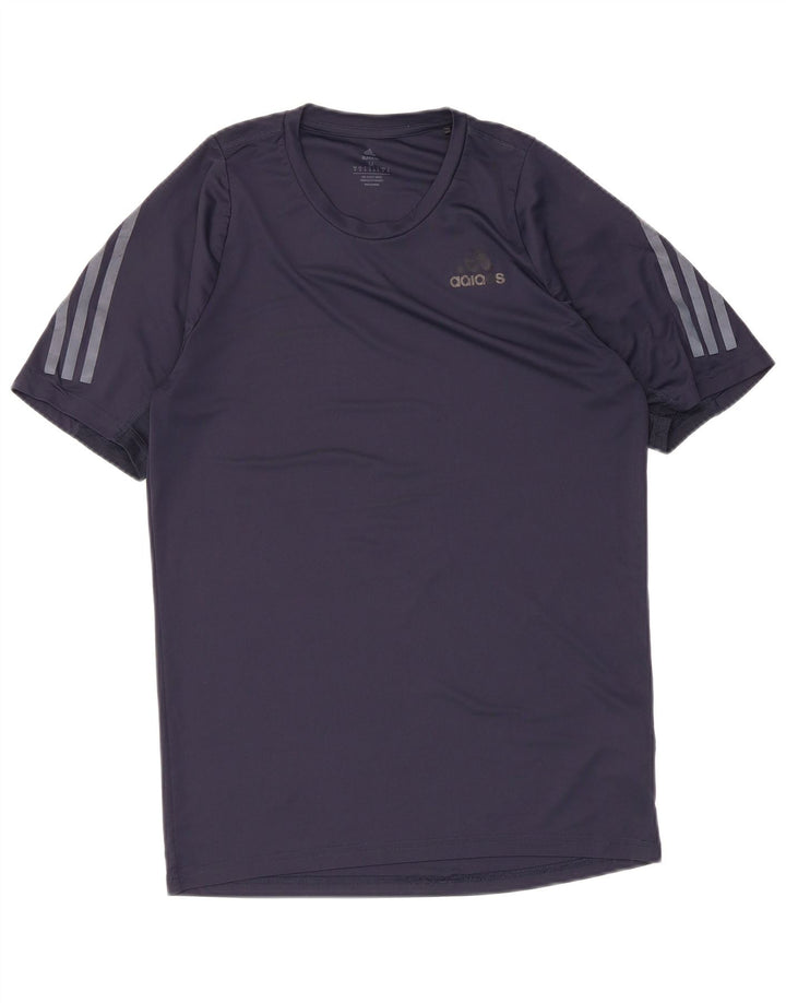 T-shirt Adidas Aeroready da uomo, media, in poliestere blu navy medio