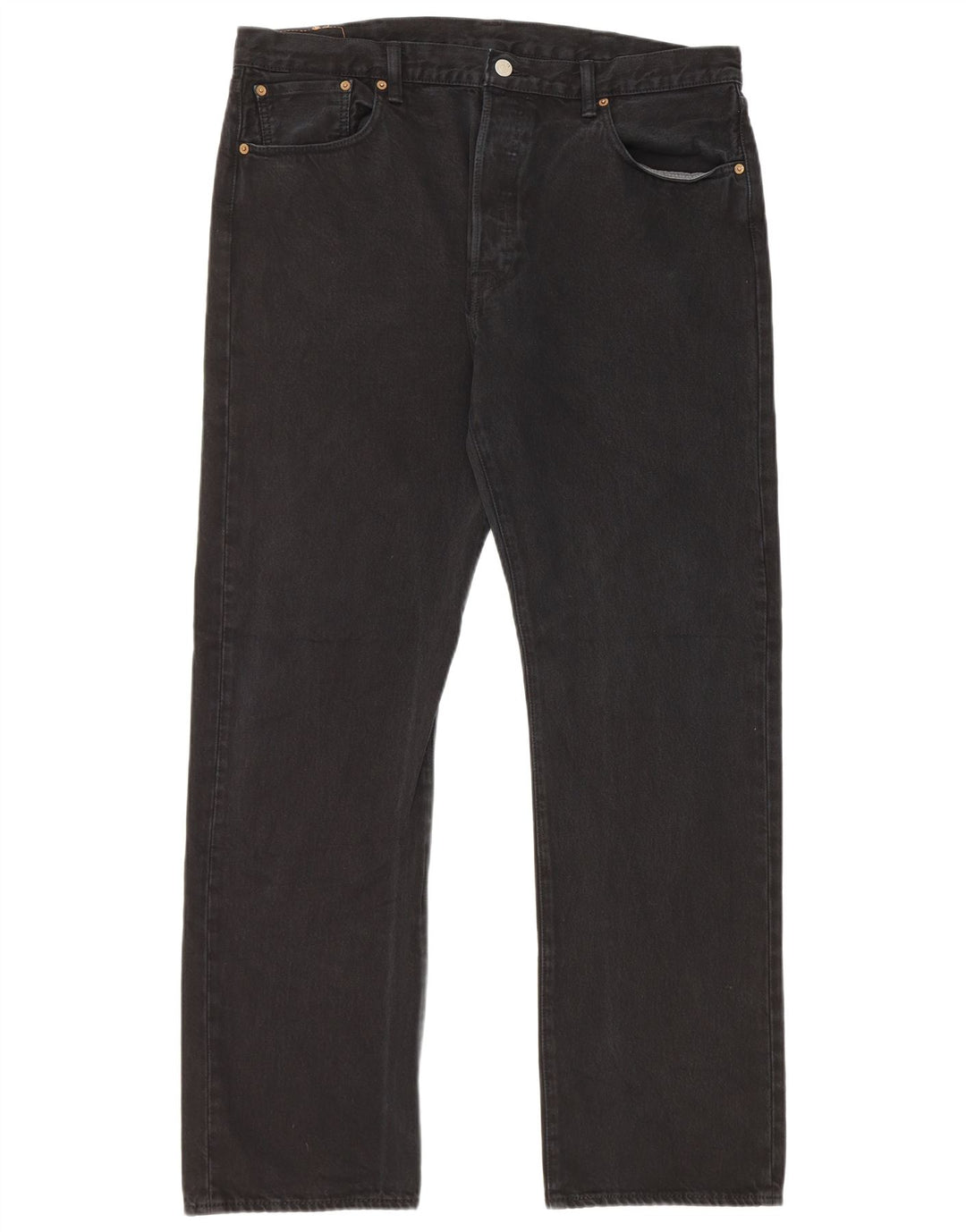 Jeans dritti da uomo Levi's 501 W38 L34 cotone nero