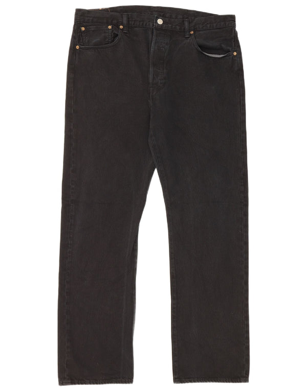 Jeans dritti da uomo Levi's 501 W38 L34 cotone nero