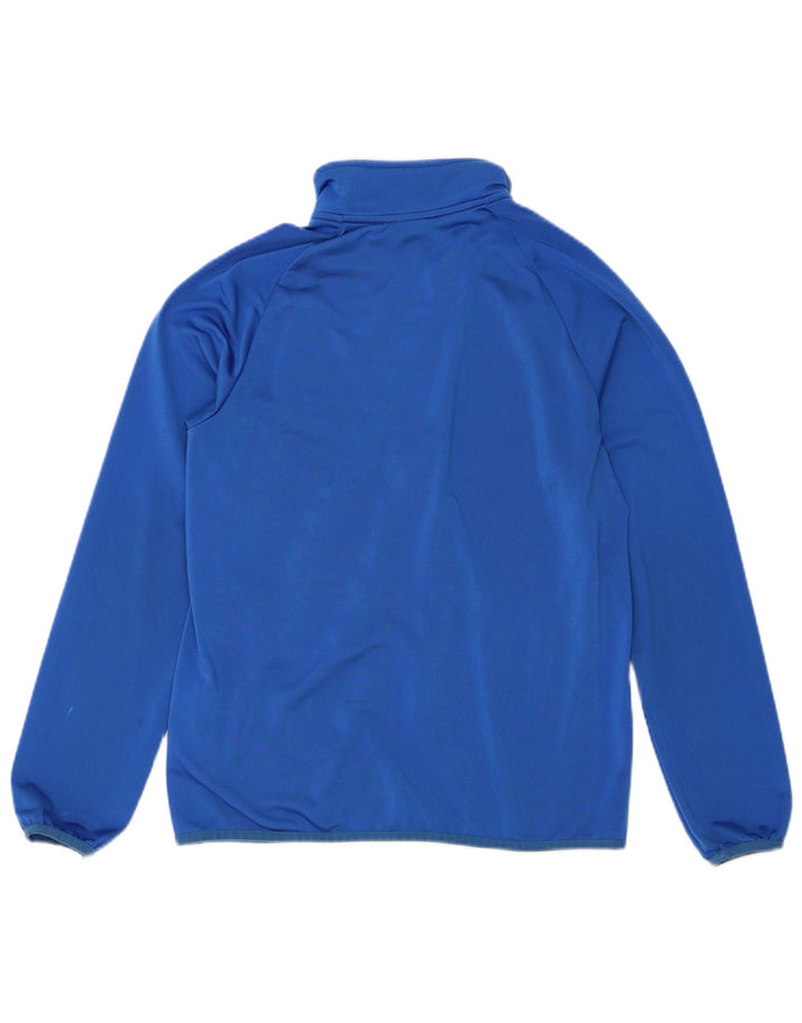 Giacca da tuta da ragazzo Adidas 13-14 anni in poliestere color block blu