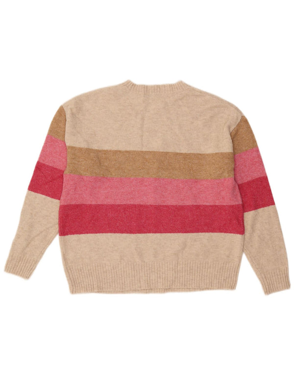 MARKS & SPENCER Maglione girocollo da donna UK 14 Beige medio