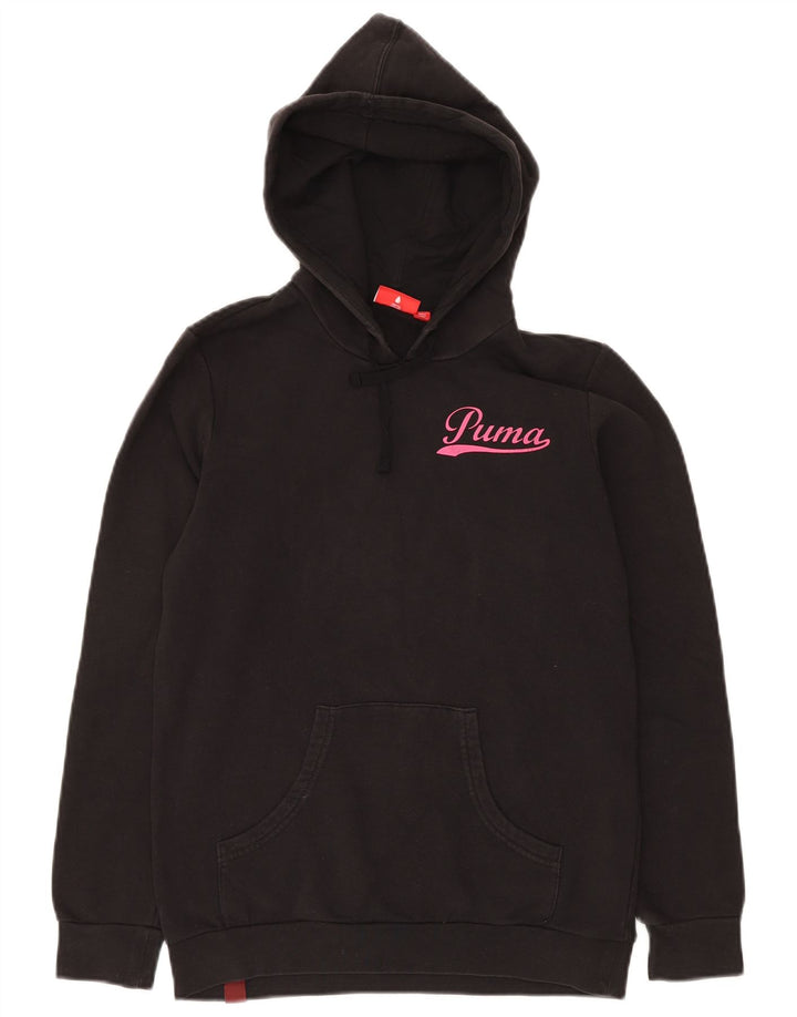 Felpa con cappuccio PUMA da donna UK 12 media nera