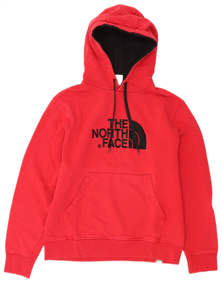 Felpa con cappuccio grafica da uomo The North Face in cotone rosso medio