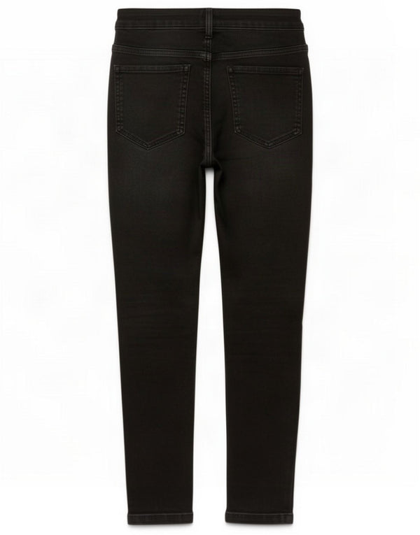 Marks & Spencer Jeans super skinny da donna UK 10 Small W26 L26 Nero Cotone