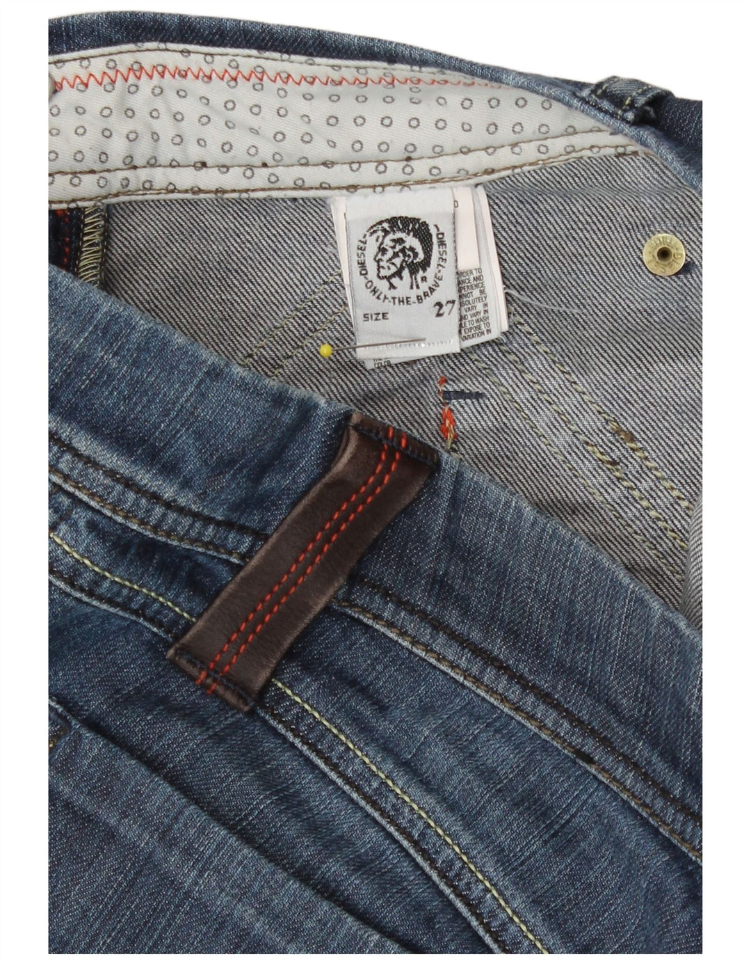 Jeans slim da donna Diesel W27 L31 cotone blu