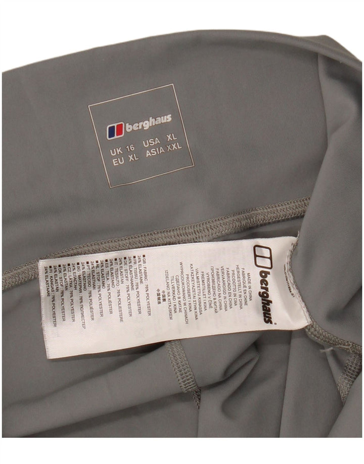 Leggings grafici da donna Berghaus UK 16 grande poliestere grigio
