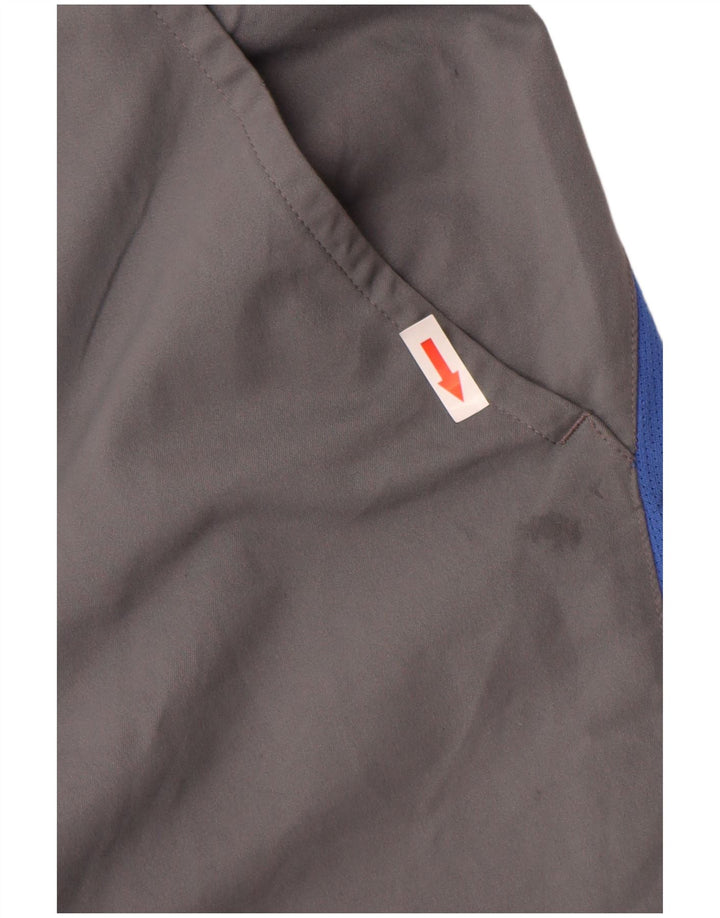 Pantaloncini sportivi Nike Bermuda da uomo in poliestere color block grigio medio