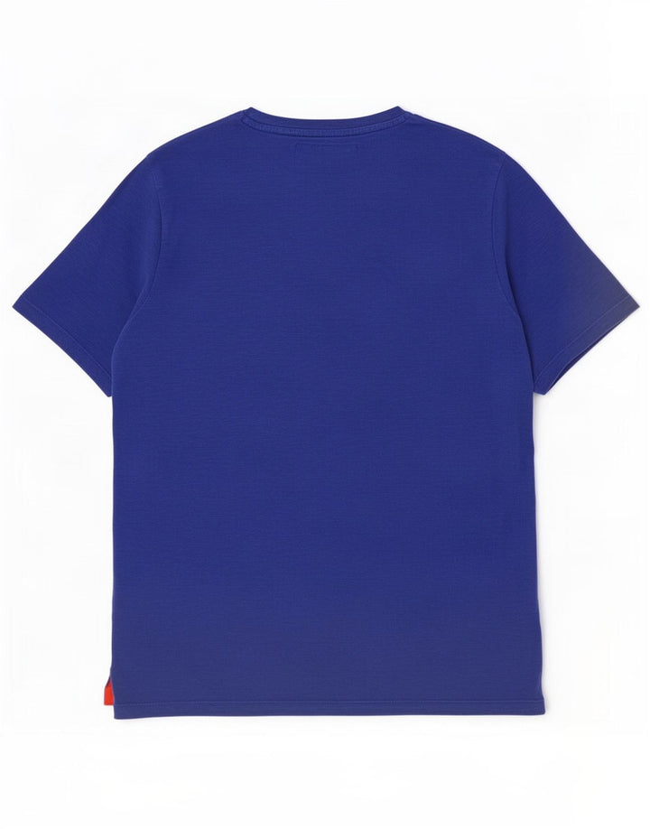 T-shirt da uomo Superdry Top XL in cotone chiazzato blu