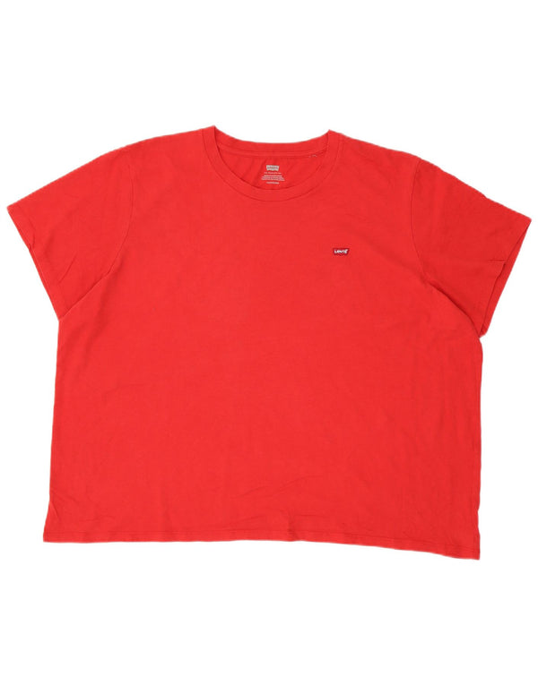 Maglietta da uomo LEVI'S Top 3XL Rossa
