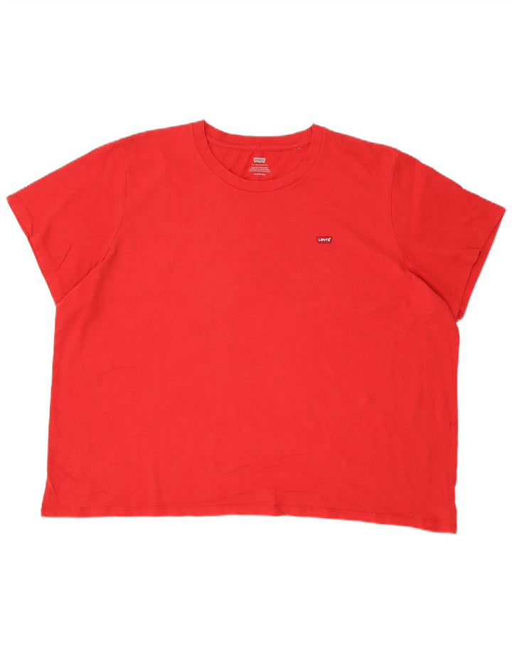 Maglietta da uomo LEVI'S Top 3XL Rossa