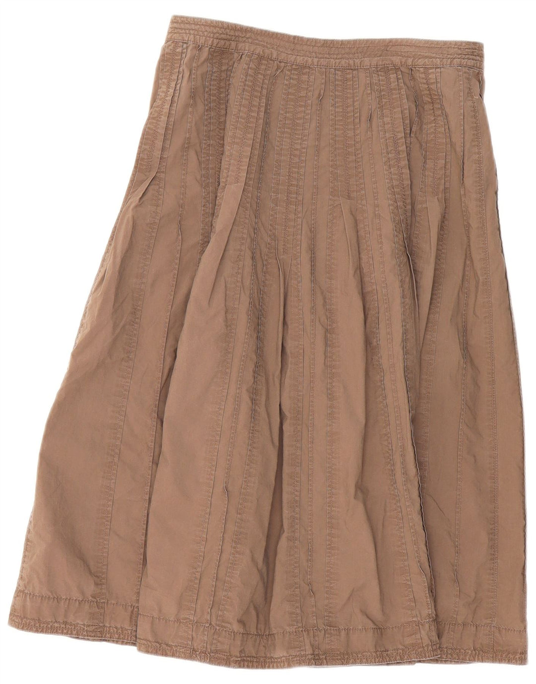 MONSOON Womens A-Line Skirt W30 Medium  Brown Cotton