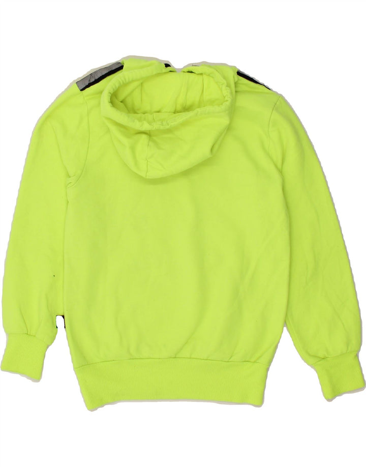 UMBRO Boys Graphic Hoodie Jumper 7-8 Years Small Green Polyester Vintage Umbro and Second-Hand Umbro from Messina Hembry 