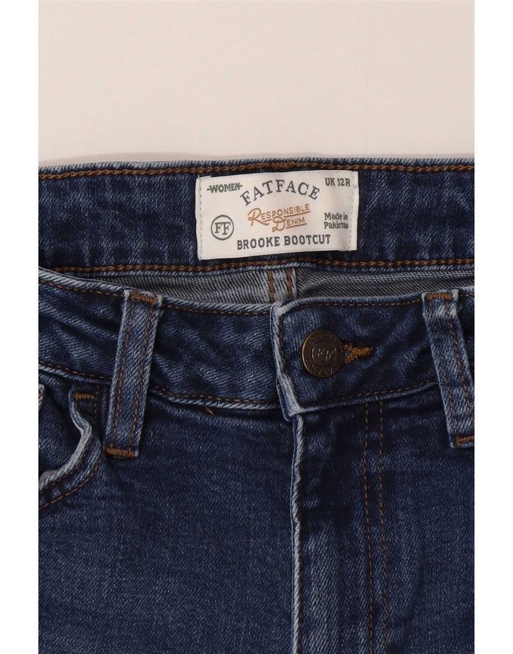 Jeans Brooke Bootcut da donna Fat Face UK 12 Medio W28 L29 Cotone blu