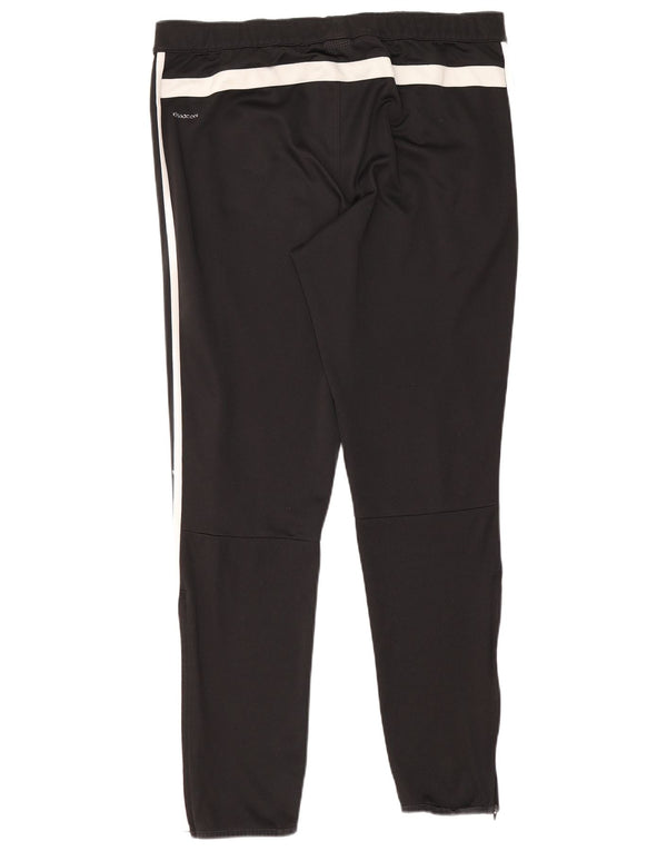 Pantaloni da tuta Adidas Climacool da uomo grandi in poliestere color block nero