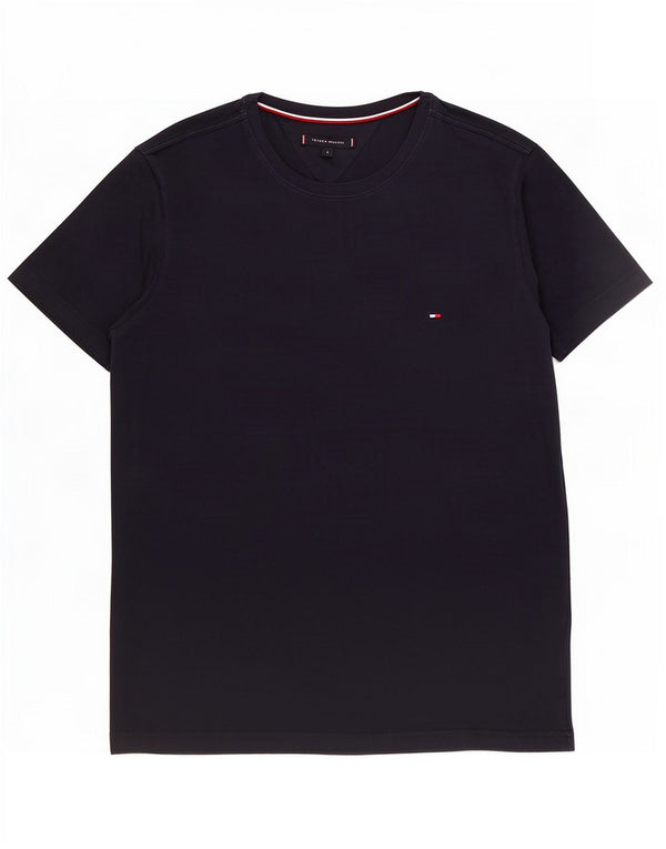 T-shirt da uomo Tommy Hilfiger Top Large in cotone blu navy