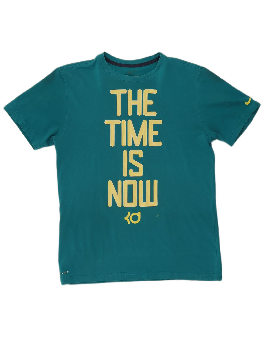 T-shirt grafica Nike Dri Fit da uomo, turchese medio