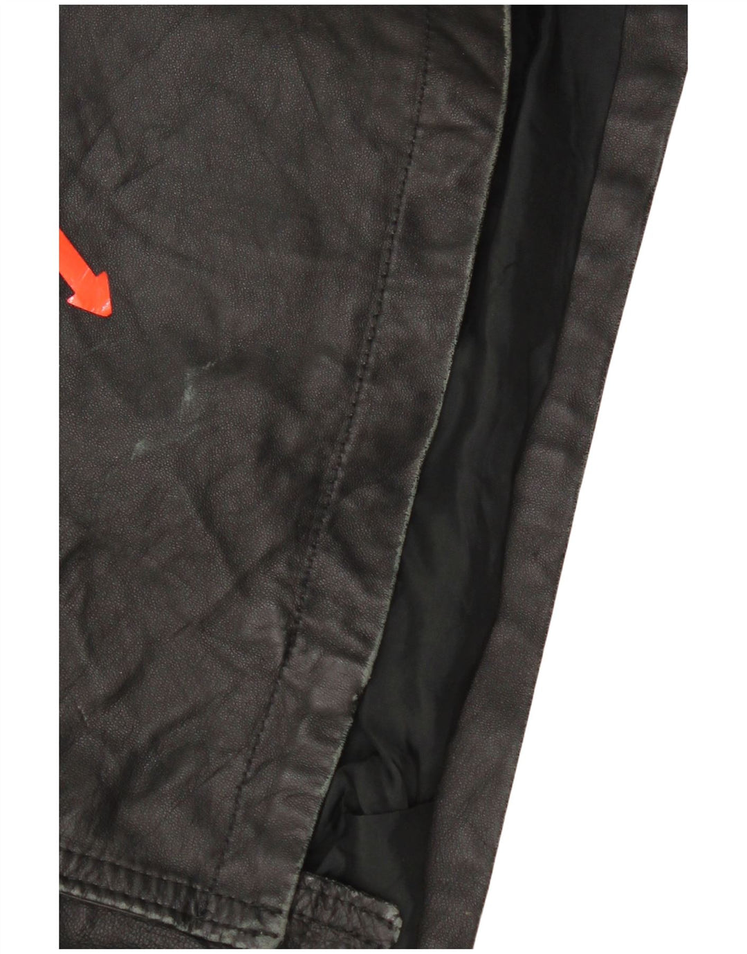 Giacca blazer da uomo a 3 bottoni Bizzarro IT 54 2XL in pelle nera