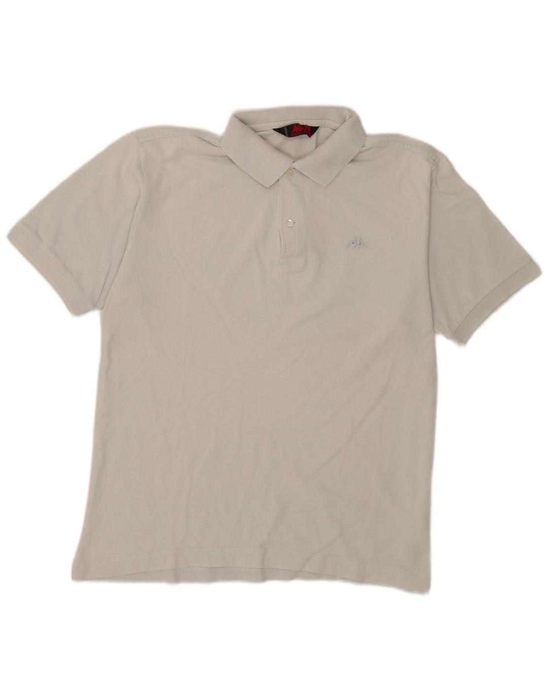 Polo Kappa Uomo Cotone Medio Bianco
