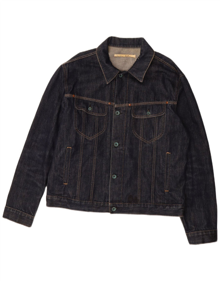 Giacca di jeans da uomo Rifle UK 44 2XL Cotone blu navy