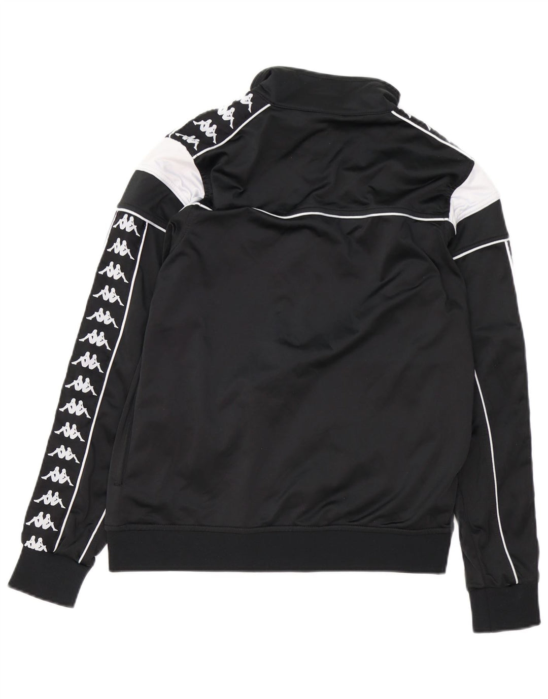 Giacca da tuta grafica da donna KAPPA UK 14 Medium Black Colourblock