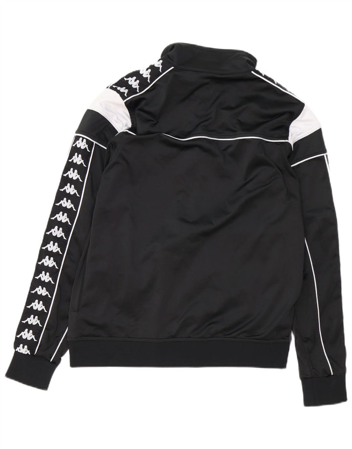 Giacca da tuta grafica da donna KAPPA UK 14 Medium Black Colourblock