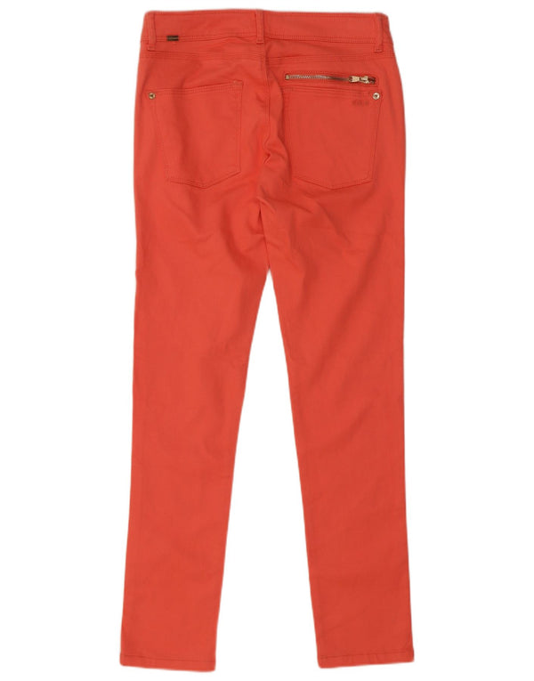 Pantaloni casual skinny da donna Zara EU 36 XS W26 L29 Arancione Modal