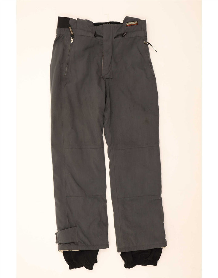 Pantaloni da sci salopette da uomo Napapijri 2XL grigio poliammide