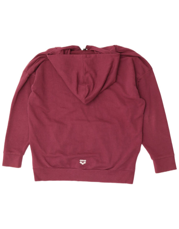 Maglione con cappuccio e zip da donna, vestibilità rilassata, Arena, UK 14, grande, cotone marrone