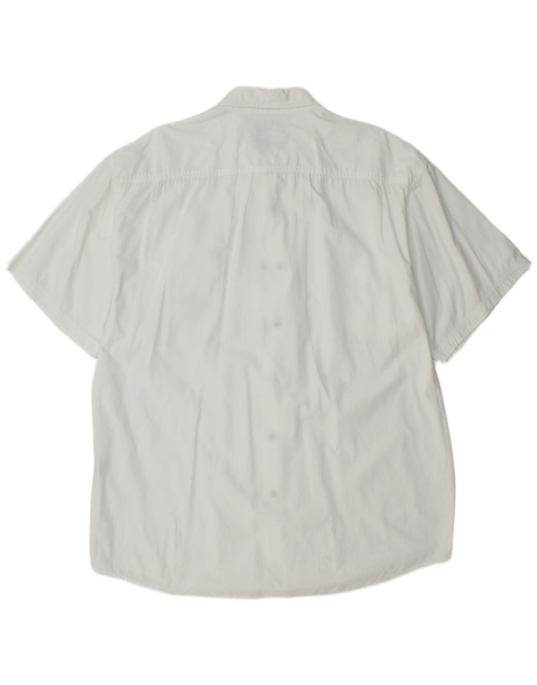 Camicia a maniche corte da uomo Wrangler 2XL cotone bianco