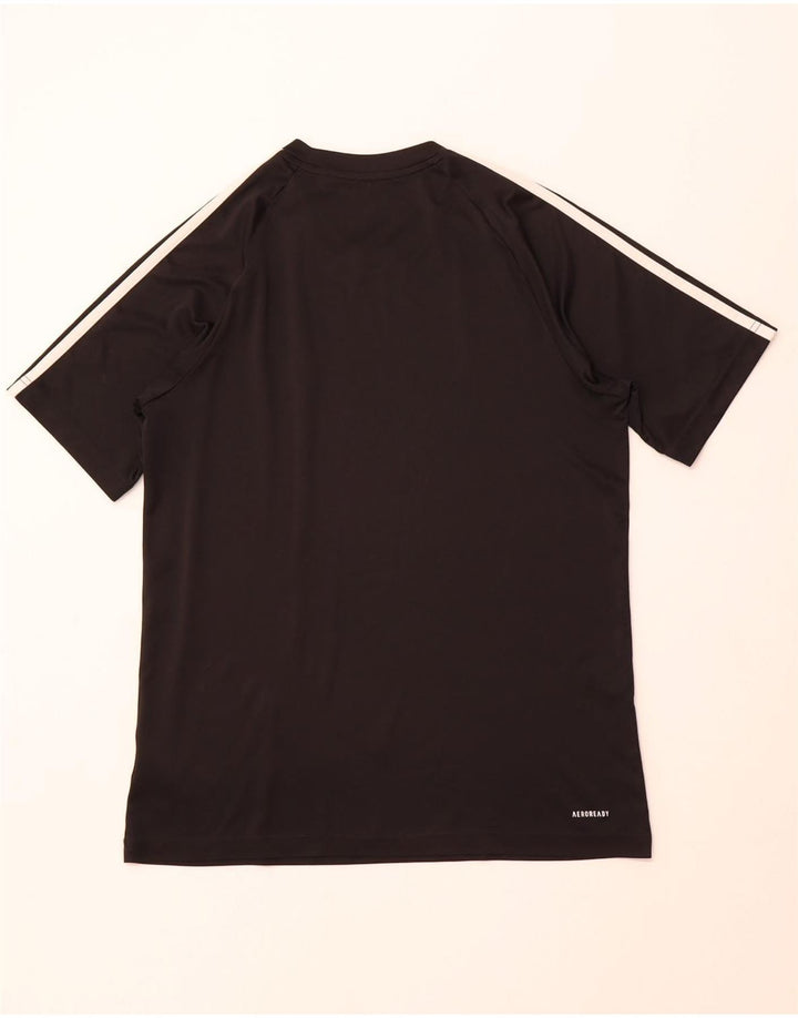 T-shirt ADIDAS Aeroready da uomo, media, in poliestere nero