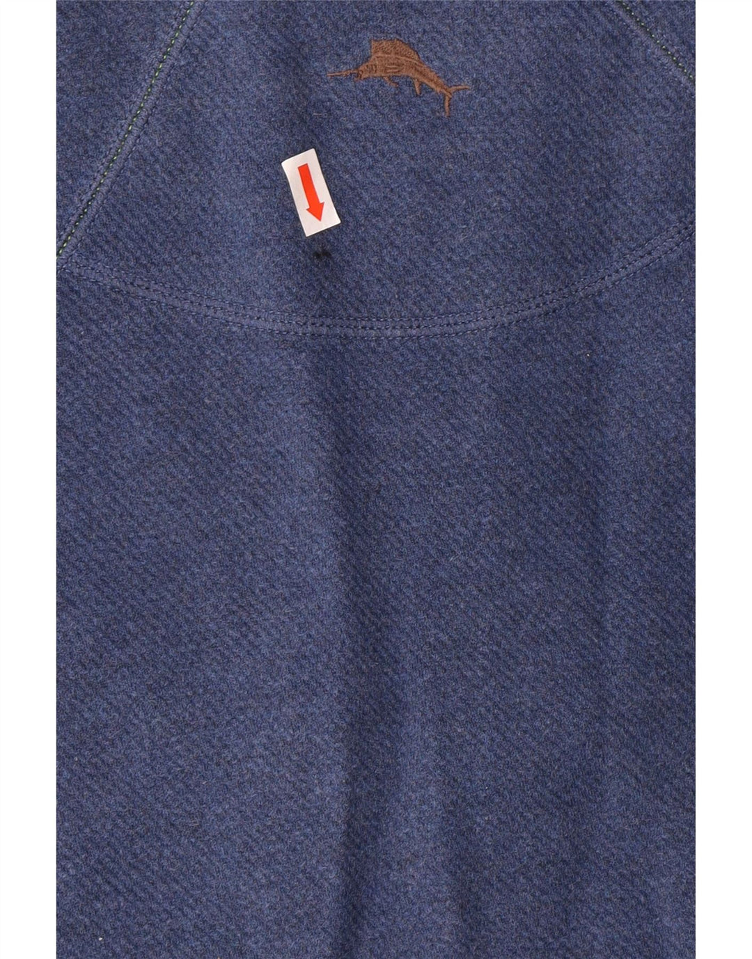 Tommy Bahama Felpa con collo con zip da uomo Maglione grande blu