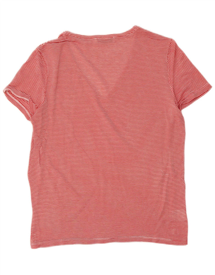 T-shirt da donna Lacoste IT 42 Large rossa in cotone
