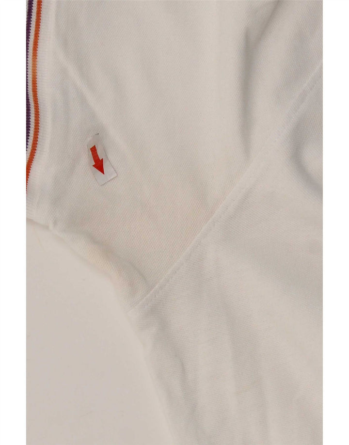 Polo Lee da uomo vestibilità regolare XL in cotone bianco