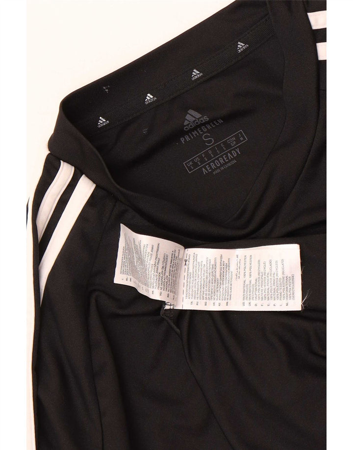 T-shirt grafica Adidas Aeroready da uomo, piccola, in poliestere nero