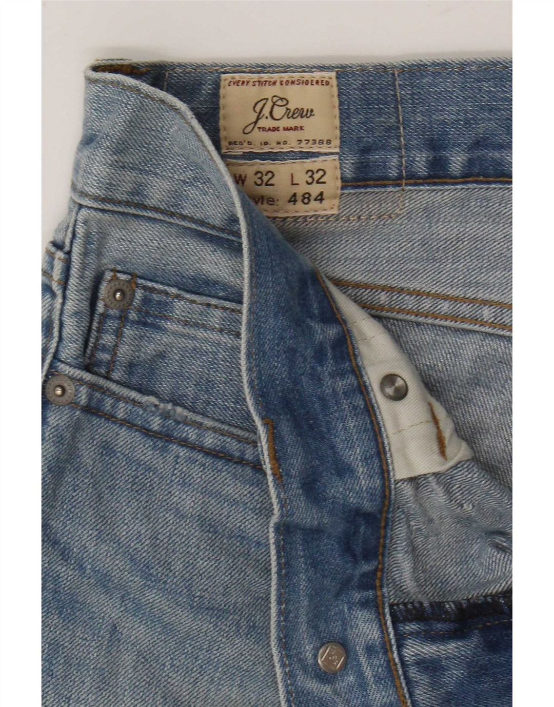 Jeans slim da uomo J. Crew W32 L32 Blu