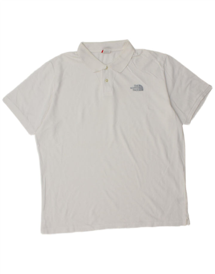 Polo da uomo The North Face XL in cotone bianco