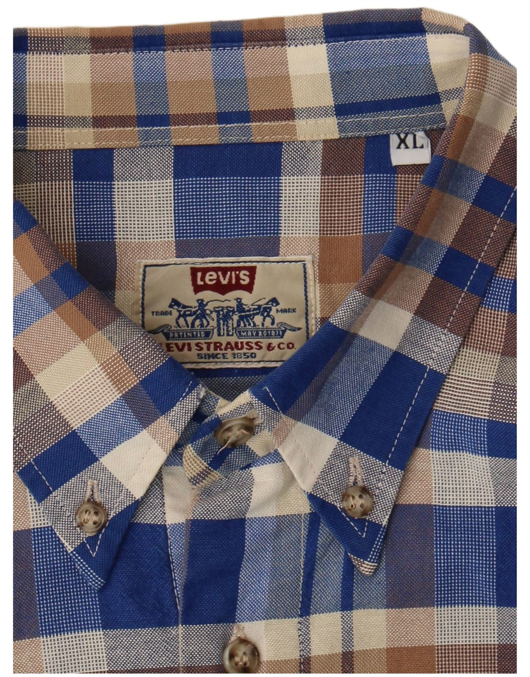 Camicia Levi's da uomo XL a quadri blu