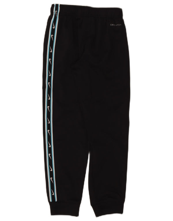 Nike Boys Dri Fit Tracksuit Trousers Joggers 8-9 Years Small Black