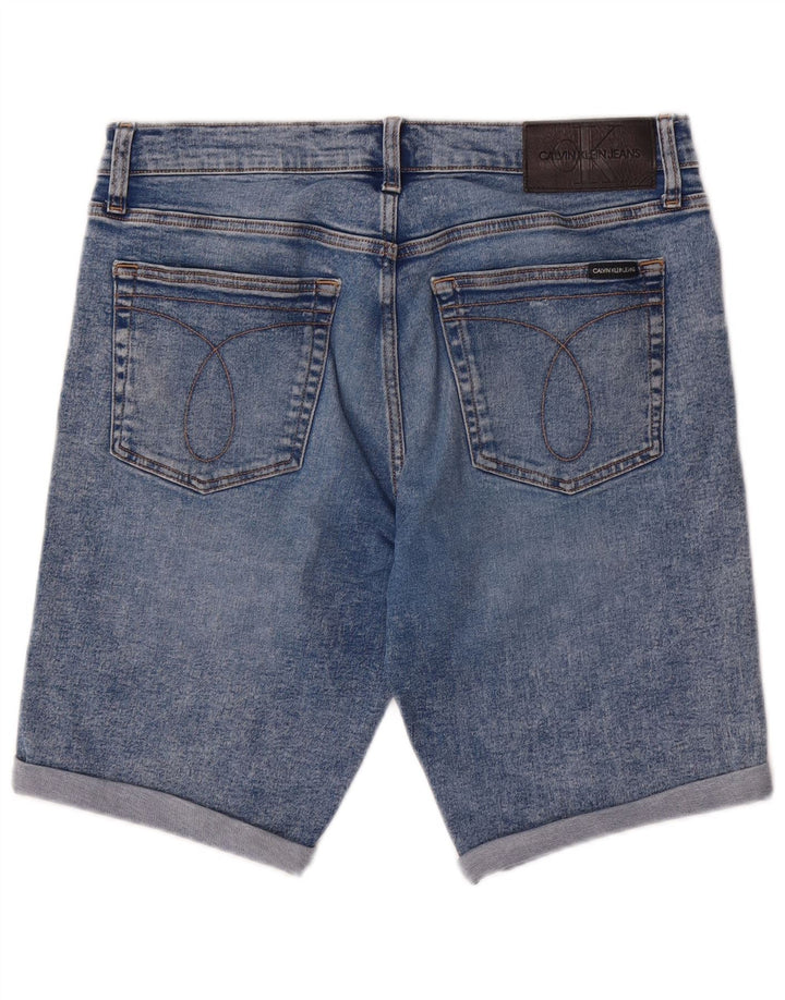 CALVIN KLEIN JEANS Mens Denim Shorts W31 Medium Blue Cotton