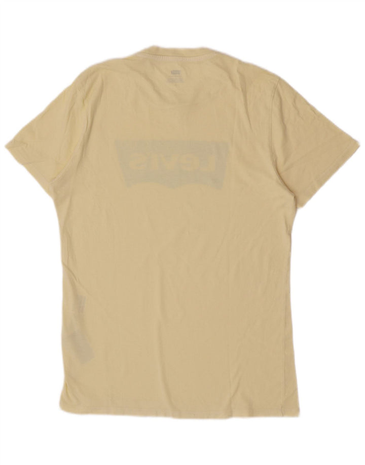 T-shirt grafica da uomo Levi's Top in cotone giallo medio