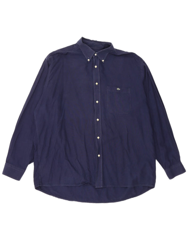 Camicia da uomo Lacoste taglia 43 XL blu navy