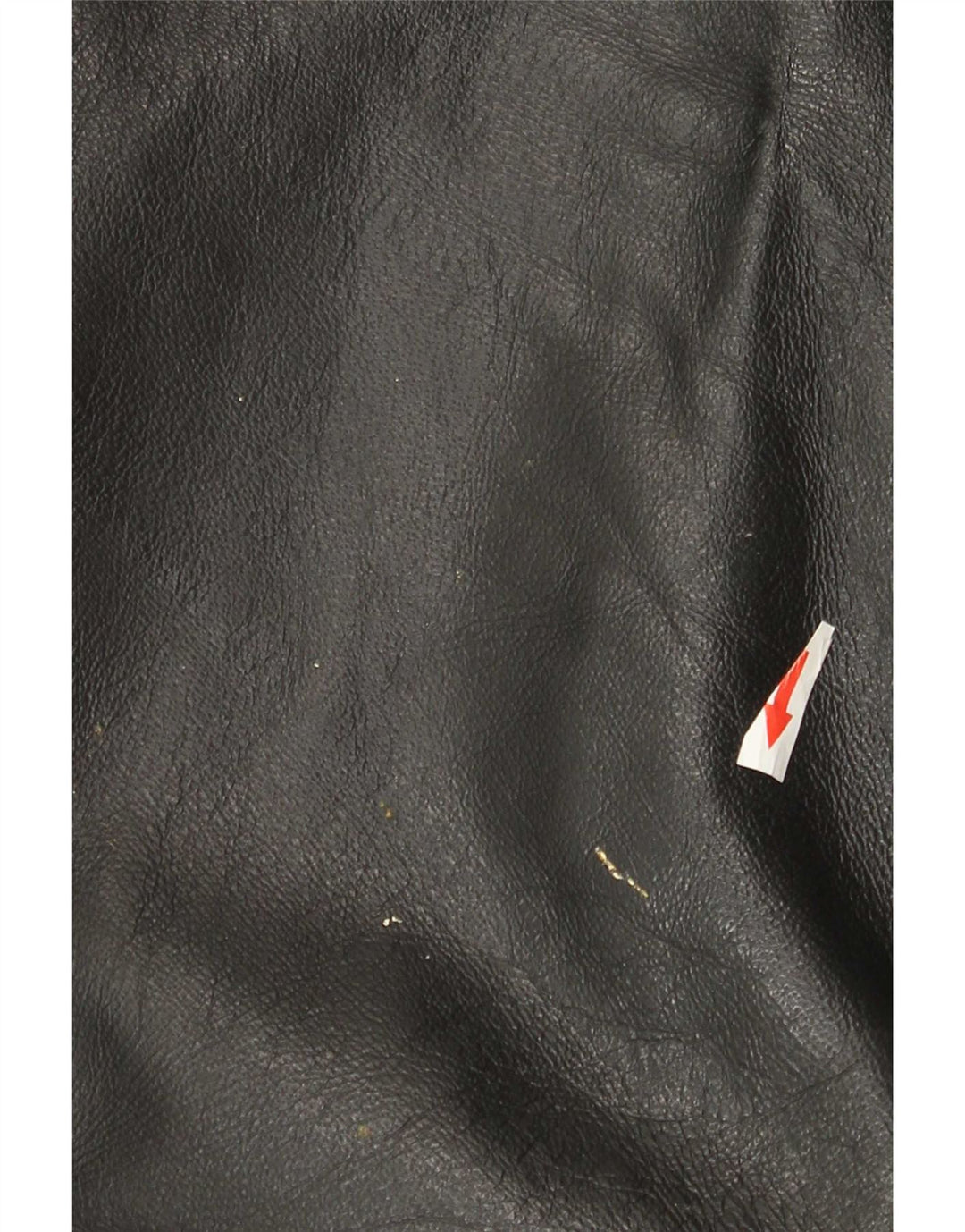 Pantaloni in pelle vintage da uomo W36 L31 in pelle nera