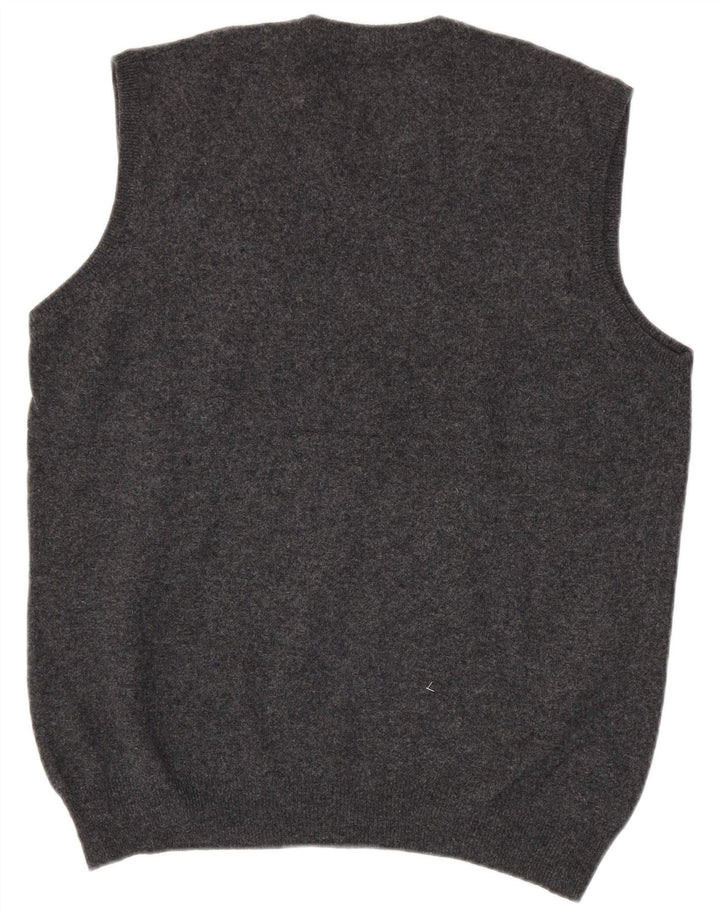 Canotta slim fit da uomo Brooksfield IT 3XL lana grigia