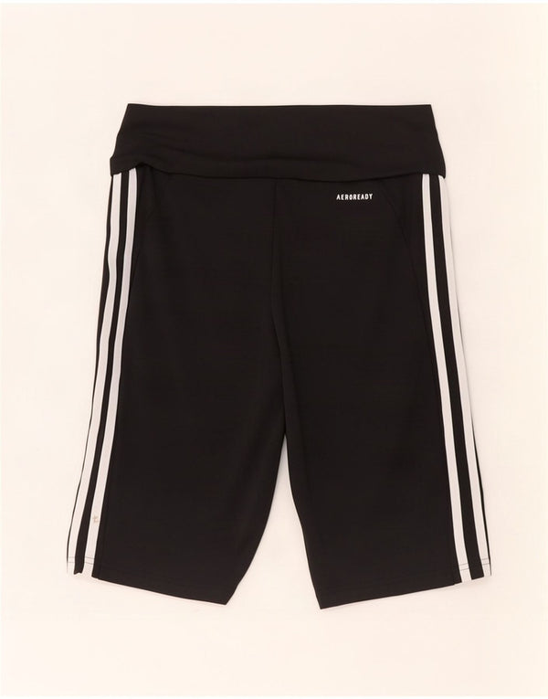 Pantaloncini sportivi Adidas Aeroready da donna UK 12/14 Poliestere nero medio