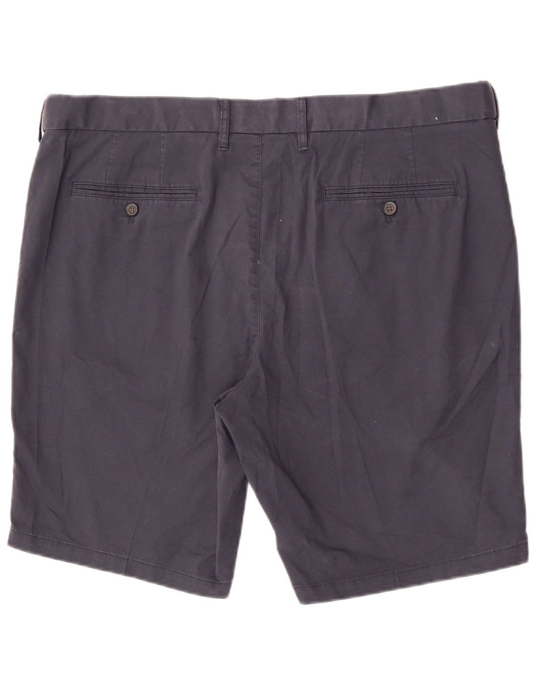 Pantaloncini chino da uomo Marks & Spencer W42 2XL cotone blu navy