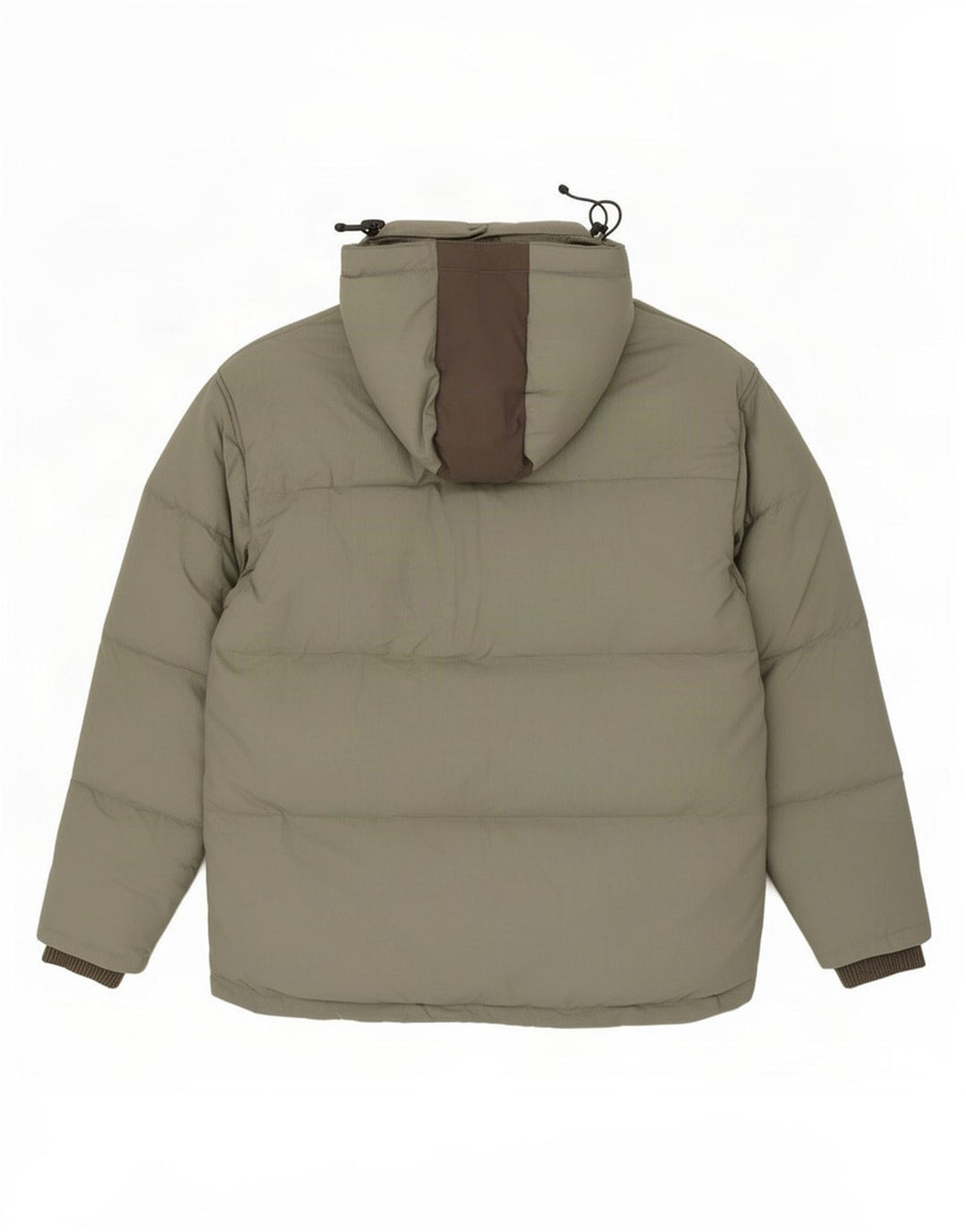Giacca imbottita con cappuccio Fila da uomo UK 40 Large Verde Colourblock Poliestere