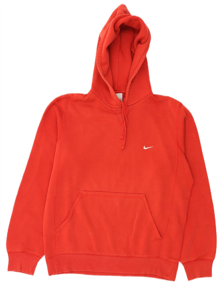 Maglia con cappuccio da uomo Nike UK 39/41 Cotone rosso medio
