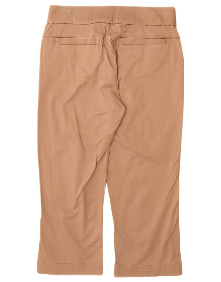 Pantaloni Capri dritti da donna Lee US 8 Medium W30 L22 Cotone beige