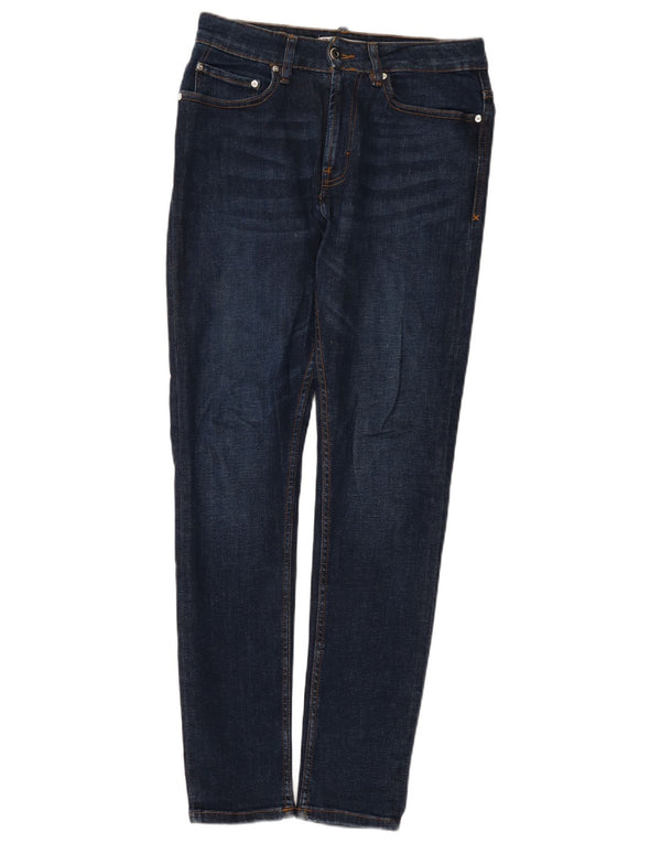 Jeans slim da uomo Zara EU 38 medio W30 L31 cotone blu