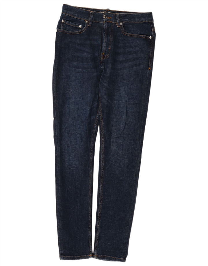 Jeans slim da uomo Zara EU 38 medio W30 L31 cotone blu
